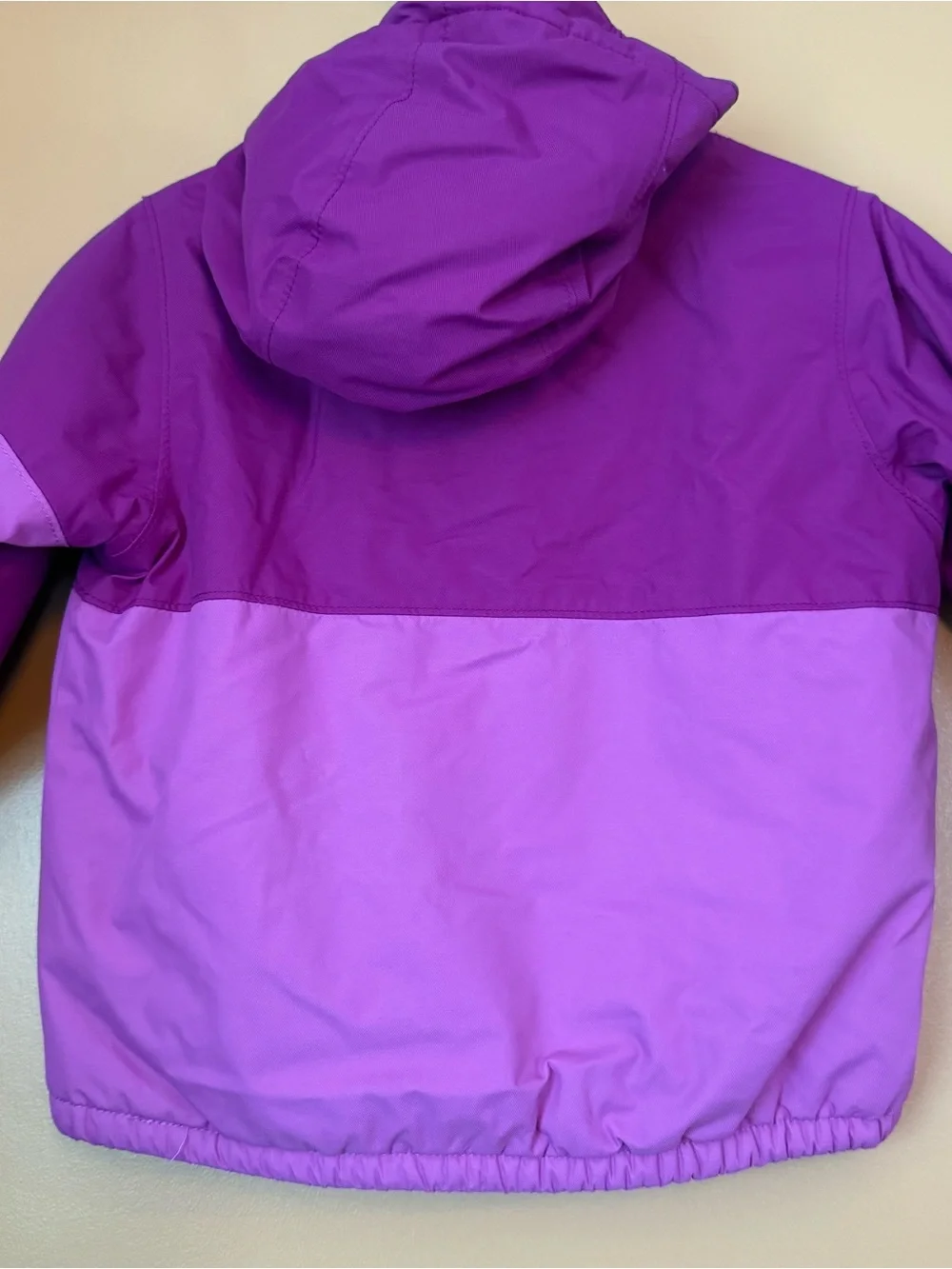Columbia Toddler Girls 18-24M Purple Omni-Heat Hooded Insulated Jacket